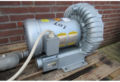 Blower zijkanaalventilator 3.8 kW 400 Volt . USED.